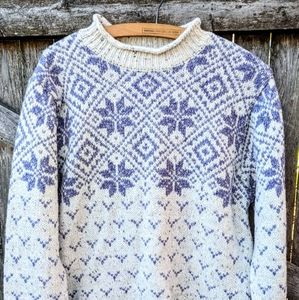 St. John's Bay Tweed Colorwork Sweater